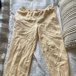 H&M orange sweat pants